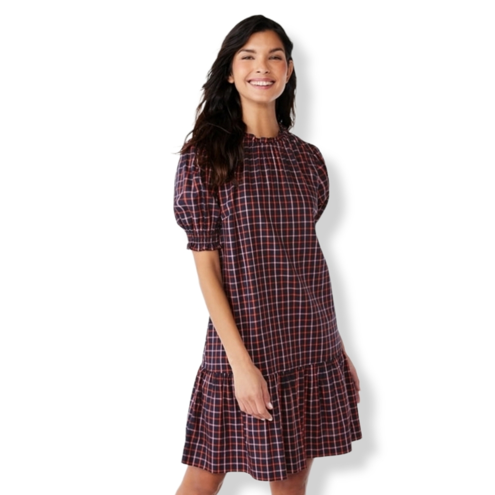 NWOT Freedom Assembly Plaid Dress